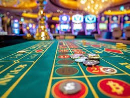 Live blackjack table at Dream Gaming studio with professional dealer and multiple camera angles